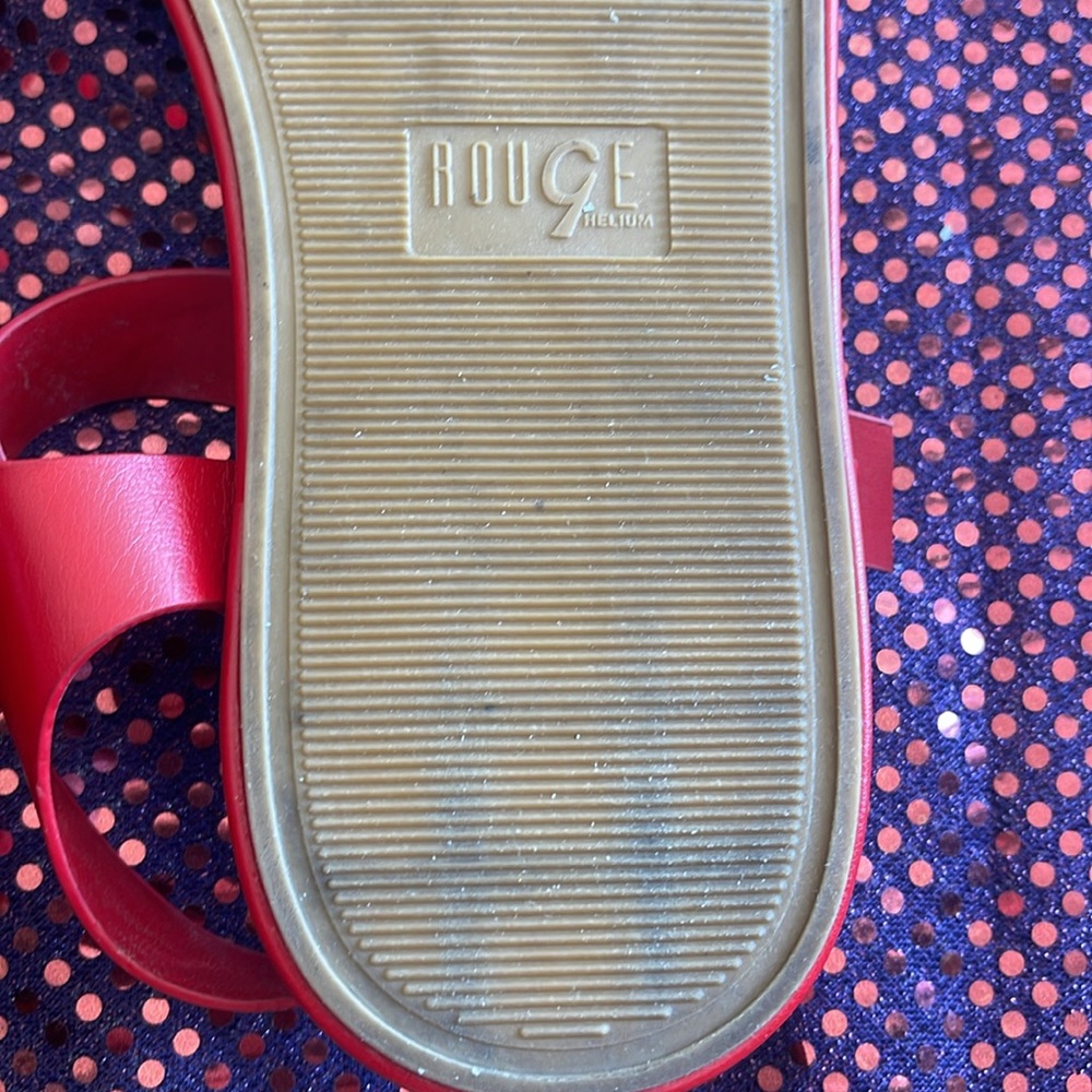 Rouge Helium open toe Sandals Red size9 - Picture 8 of 8